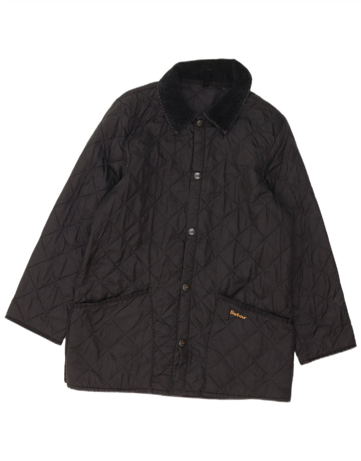 Barbour Chaqueta Acolchada Mujer UK 40 XL Poliamida Negra