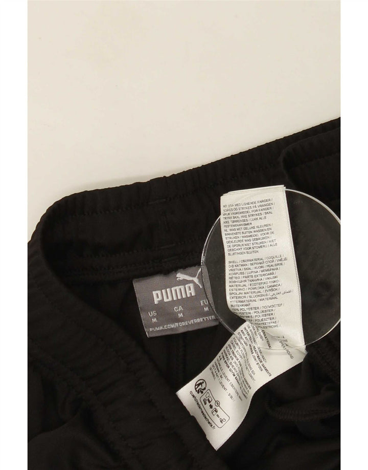 Pantalones De Chándal Puma Hombre Negro Mediano Poliéster Color Block
