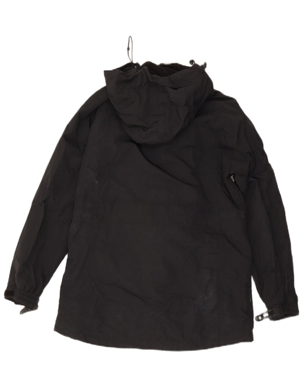 Chubasquero con capucha para mujer Mountain Warehouse UK 42 Medium Black Nylon