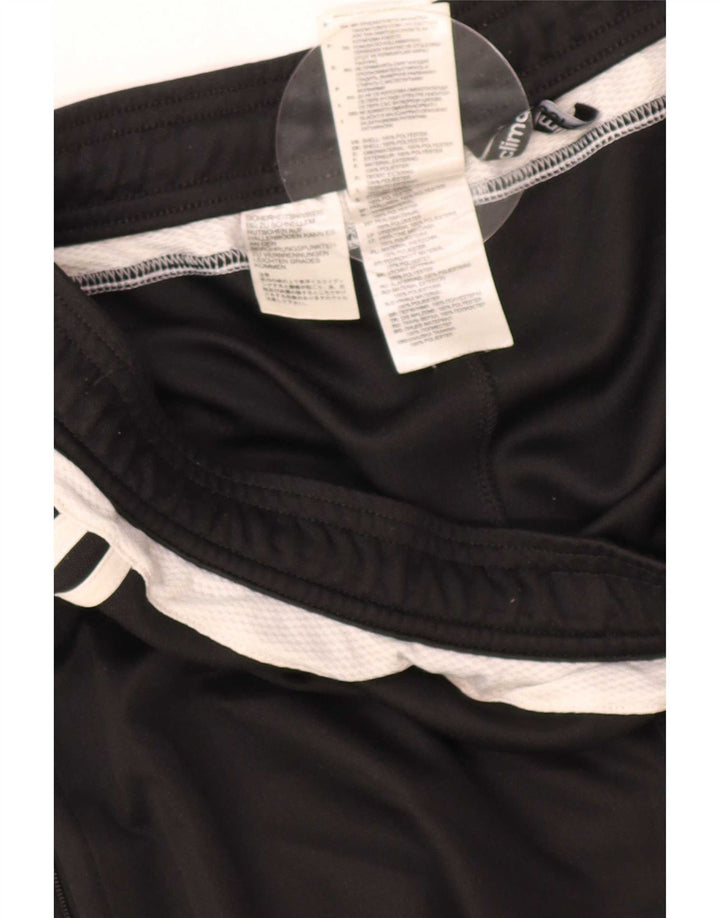 Adidas Hombre Climalite Pantalones De Chándal Mediano Negro Colorblock Poliéster