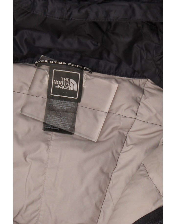 THE NORTH FACE Abrigo acolchado con capucha para mujer UK 44 Poliéster azul marino medio