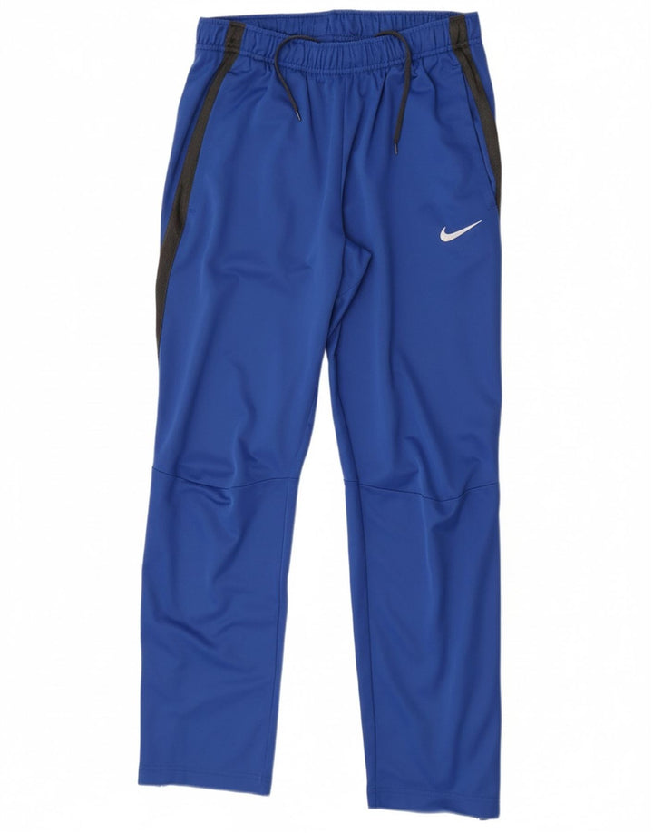 Pantalones de chándal Nike para hombre, color azul pequeño, color block
