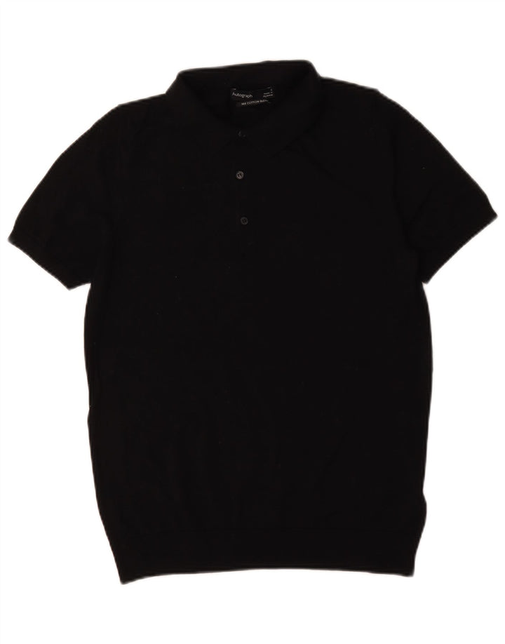 Marks & Spencer Polo Autograph para hombre pequeño de algodón negro