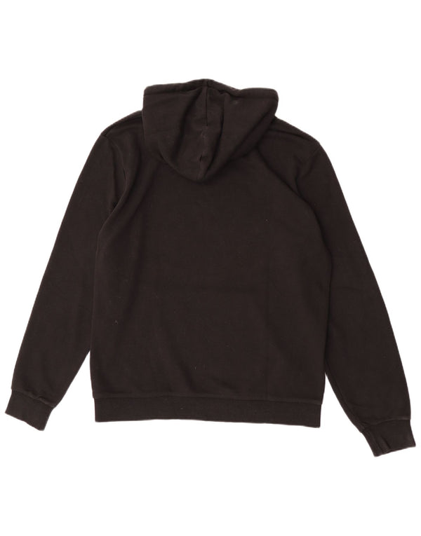 Puma Hombre Sudadera Con Capucha Jumper Medium Negro Algodón