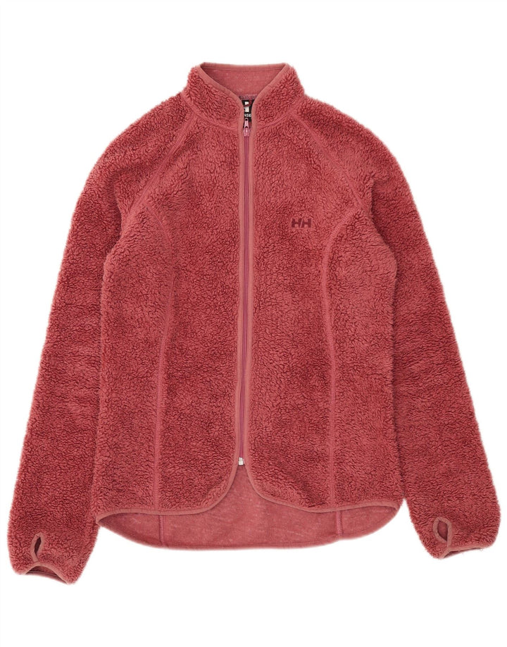 Helly Hansen Chaqueta polar para mujer Reino Unido 44 Acrílico burdeos mediano