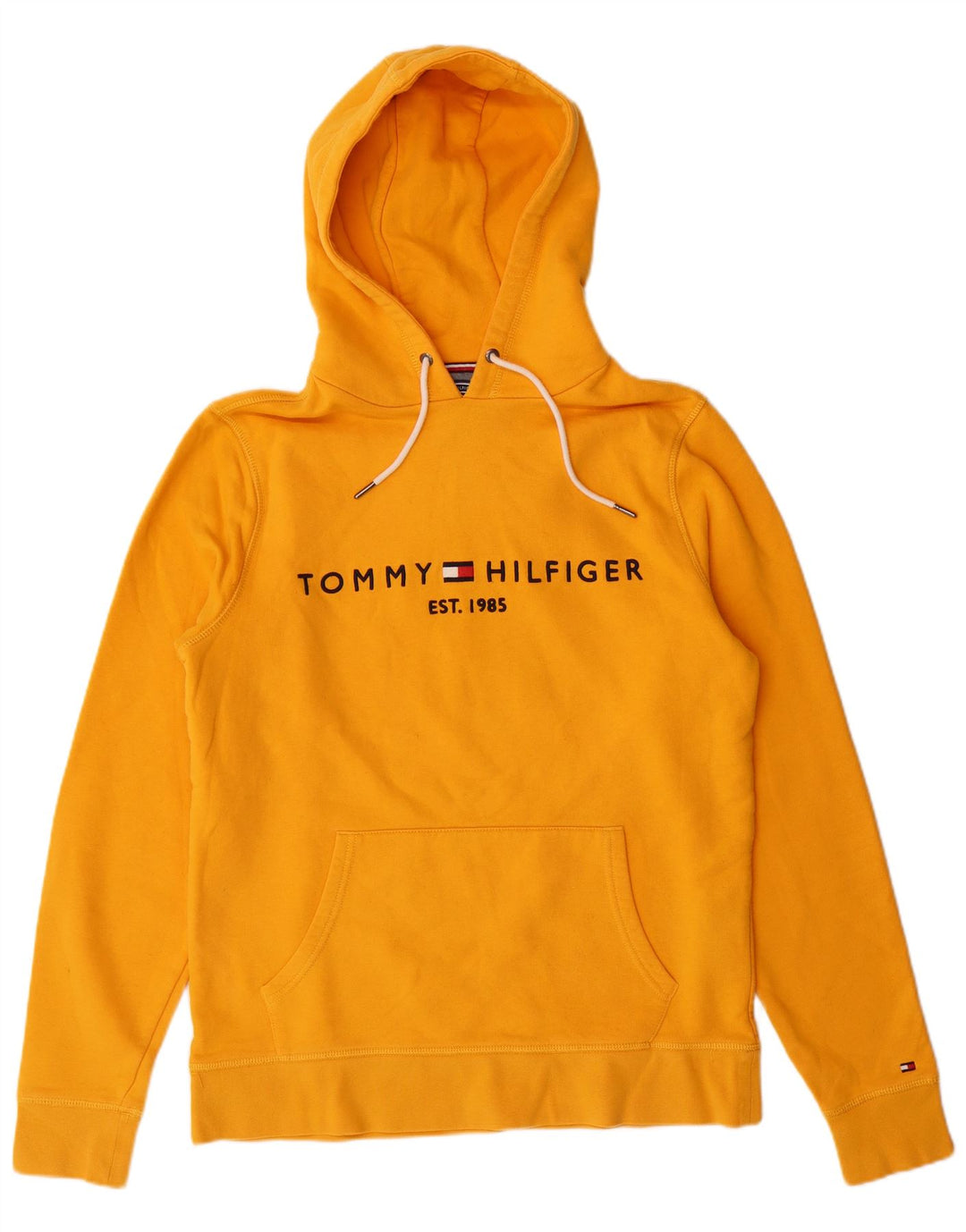 TOMMY HILFIGER Jersey con capucha gráfica para hombre Algodón amarillo medio