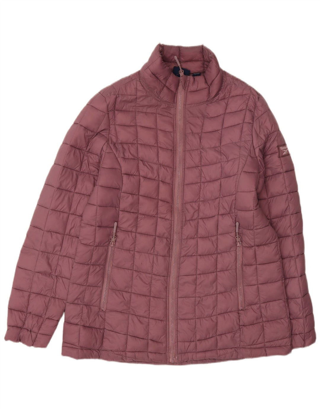 Reebok Chaqueta acolchada para mujer UK 44 Poliéster granate mediano