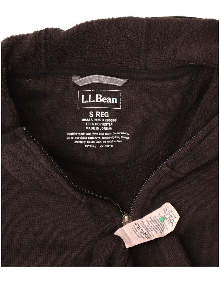 L.L.Bean Abrigo con capucha para mujer UK 10 Pequeño Poliéster gris
