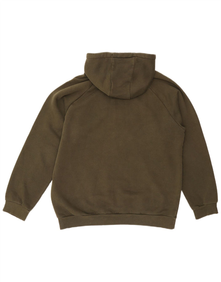 Adidas Hombre Graphic Sudadera con Capucha Jumper Grande Caqui Algodón