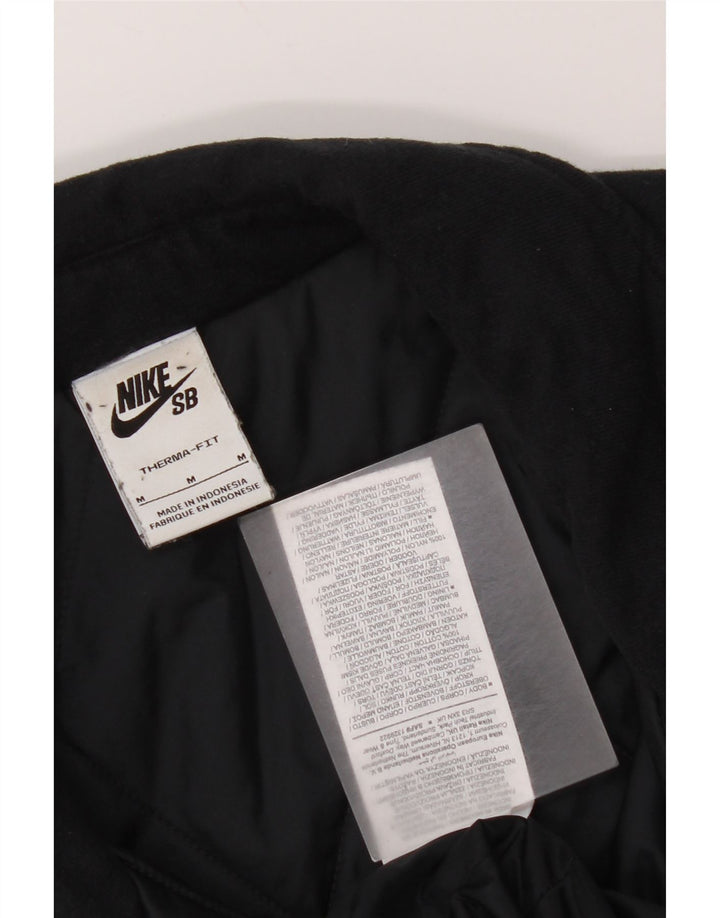 Nike Chaqueta acolchada Therma-Fit para hombre UK 38 Mediana Negro Algodón