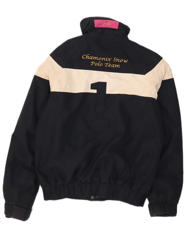 Joules Chaqueta de esquí gráfica para mujer UK 8 Small Azul marino