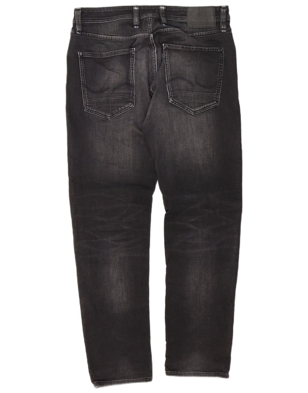 Jack & Jones Vaqueros rectos Mike para hombre W34 L32 Algodón gris