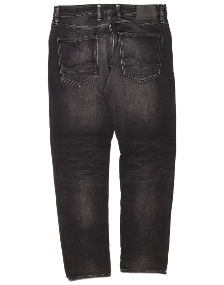 Jack & Jones Vaqueros rectos Mike para hombre W34 L32 Algodón gris