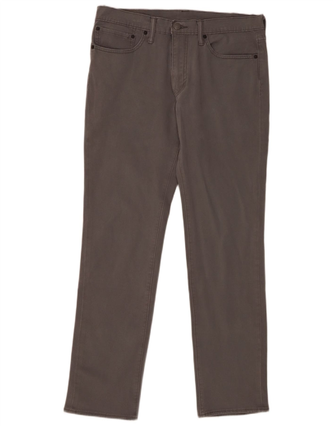 Levi's Hombre 511 Slim Jeans W34 L34 Algodón Gris
