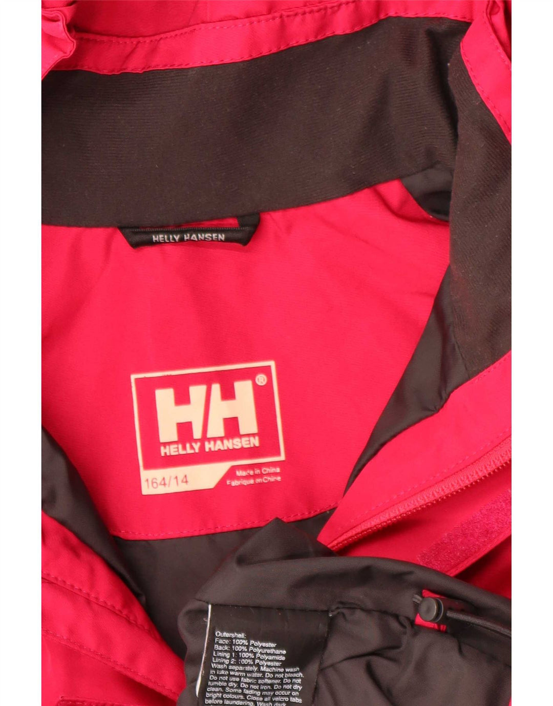Helly Hansen Chaqueta cortavientos con capucha para niña 13-14 años Rojo Poliéster