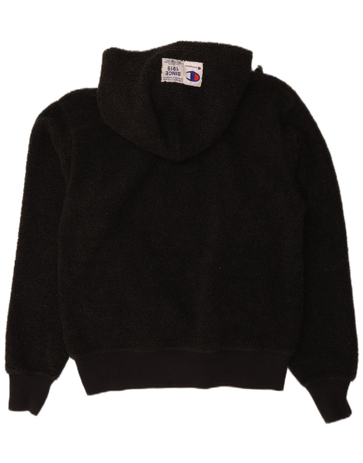 Champion Jersey De Forro Polar Con Capucha Medium Black Hombre