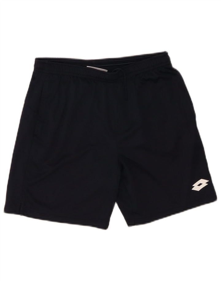 Pantalones cortos deportivos Lotto para hombre azul marino mediano