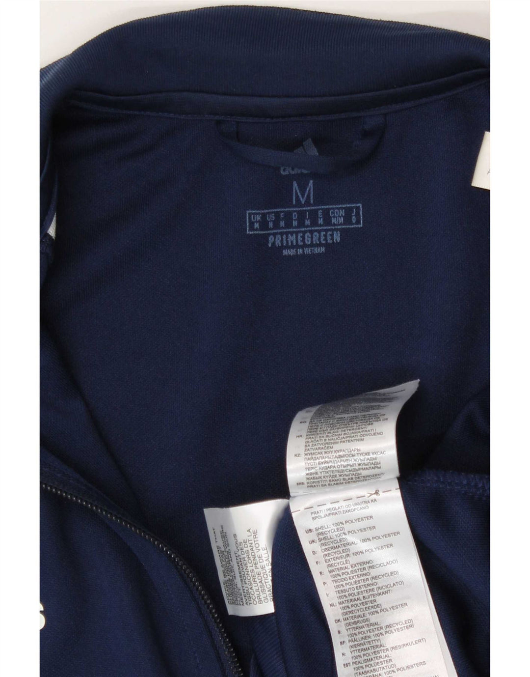 Adidas Hombre Aeroready Chándal Top Chaqueta Mediana Azul Marino Poliéster