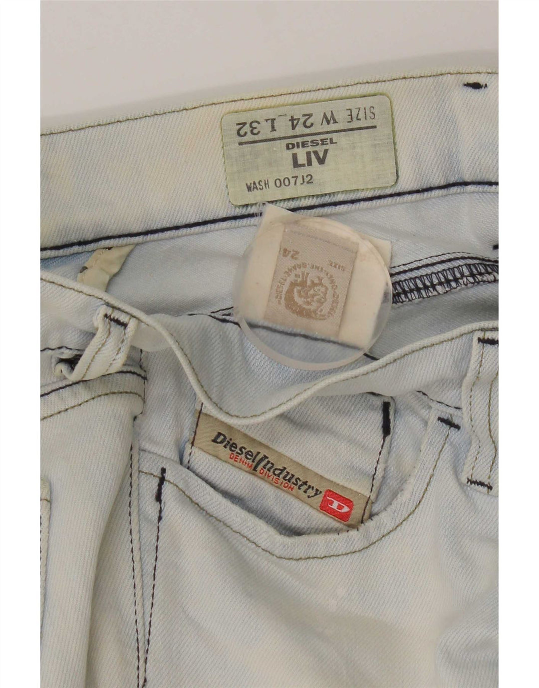 Diesel Mujer Liv Slim Jeans W24 L32 Azul