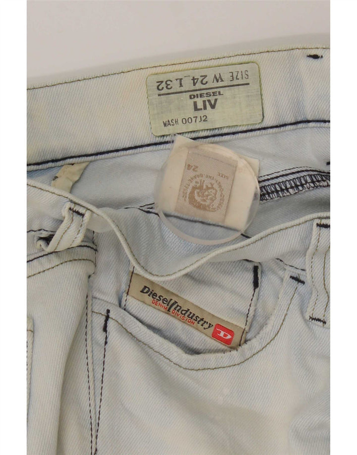 Diesel Mujer Liv Slim Jeans W24 L32 Azul