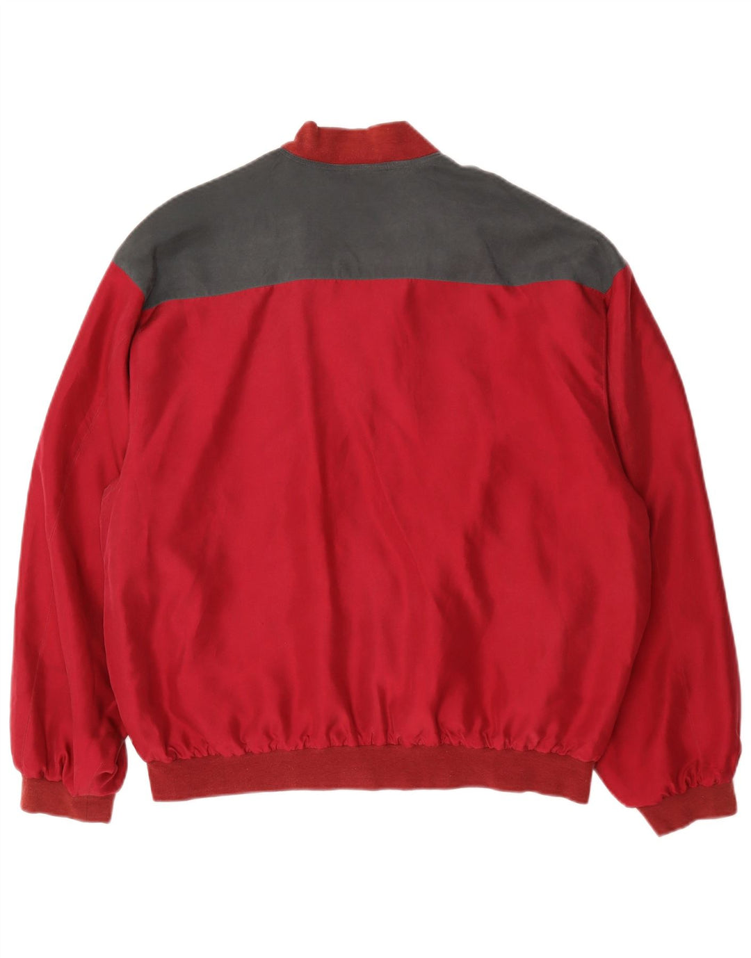 C&A Chaqueta bomber holgada para hombre EU 48/50 Argyle rojo medio/seda diamante