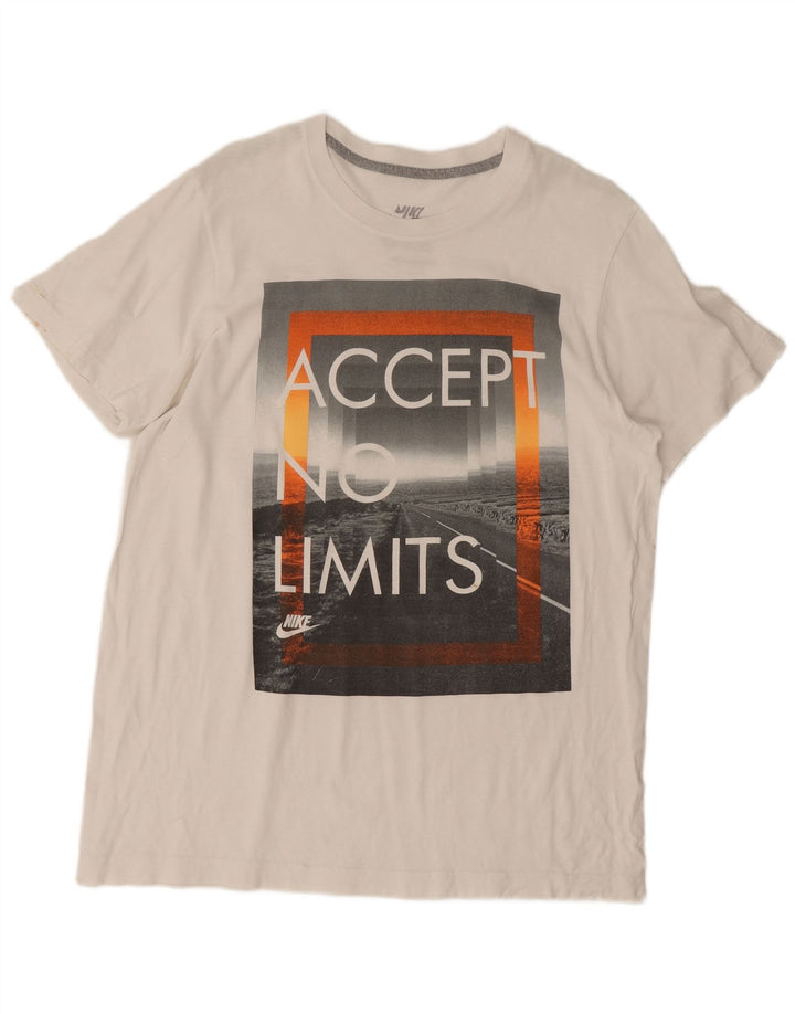 Nike - Camiseta gráfica para hombre, talla grande, color blanco