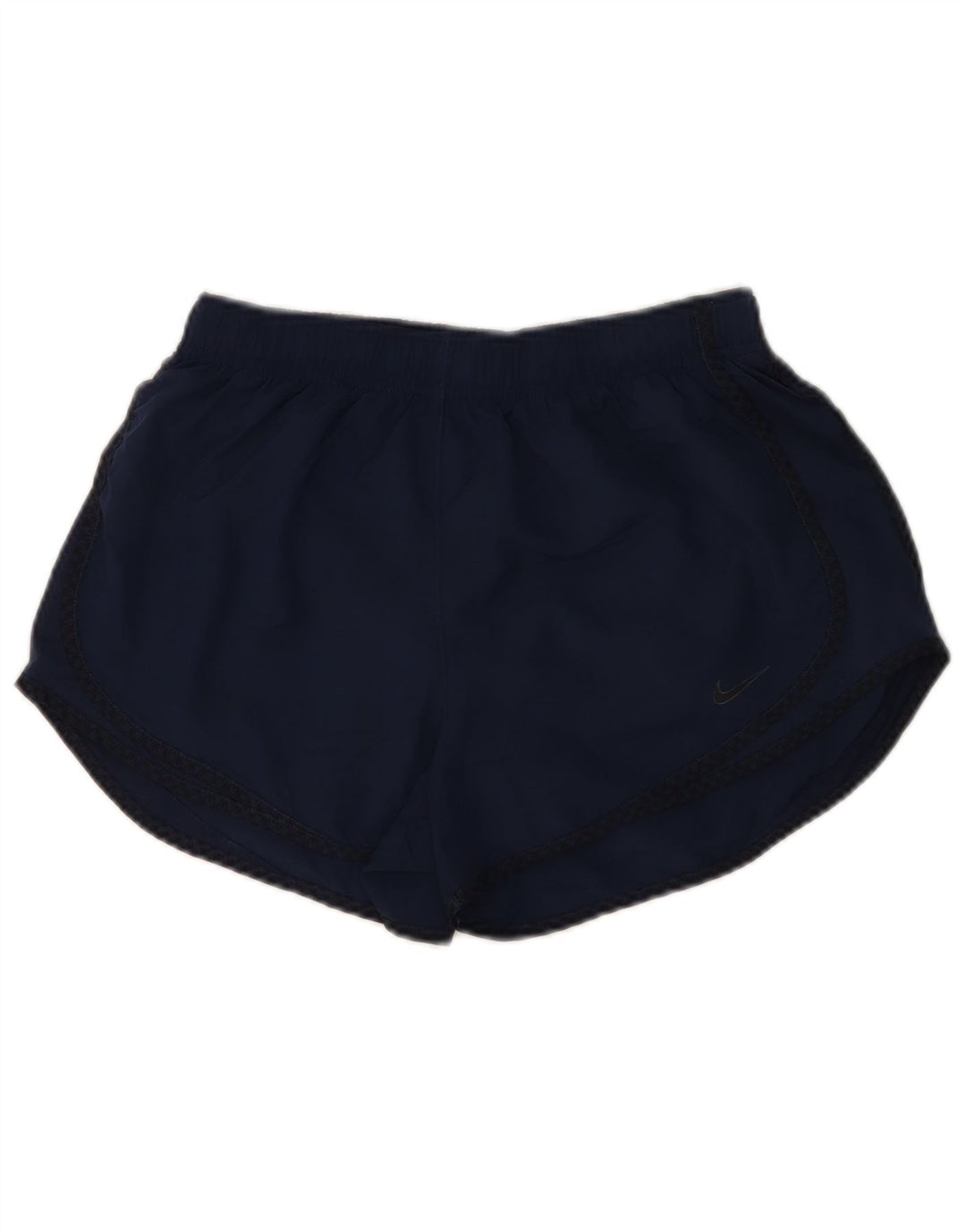 Nike - Pantalones cortos deportivos Dri Fit para mujer, talla 40, talla M, poliéster, color azul marino