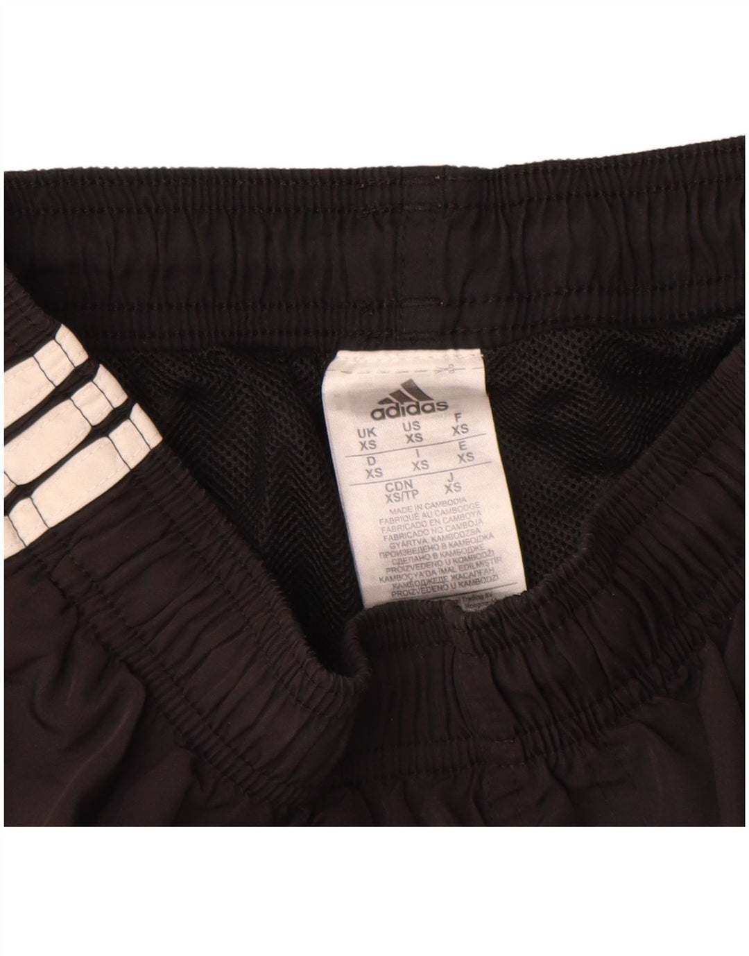 Adidas Pantalones cortos deportivos para niño 5-6 años XS Negro Poliéster