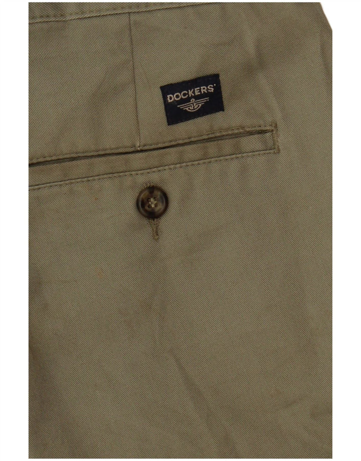 Dockers Mens Stain Defender Chino Shorts W38 XL Caqui