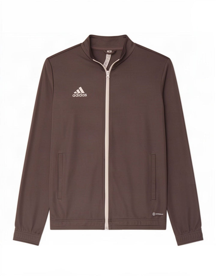 Adidas Hombre Aeroready Chándal Top Chaqueta Poliéster Gris Medio