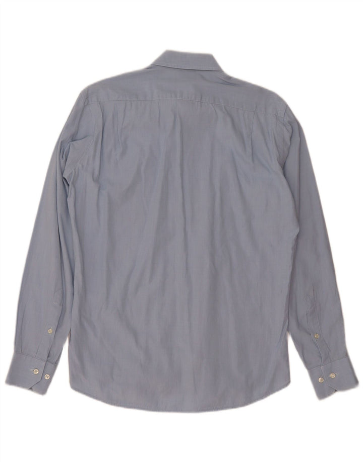 Camisa Lotto Hombre Talla 39/40 Azul Mediano