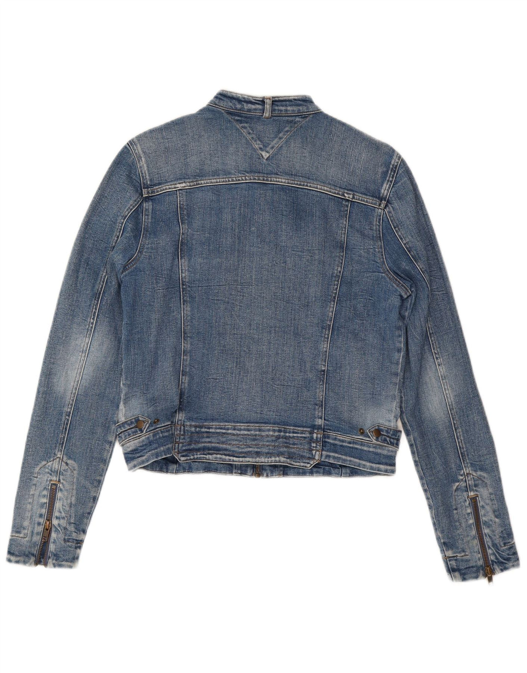 Tommy Hilfiger Chaqueta vaquera para mujer UK 14 Grande Algodón azul