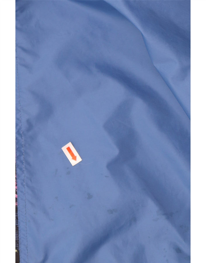 ALEX ATHLETICS Chaqueta anorak para hombre UK 40 Grande Poliamida geométrica azul