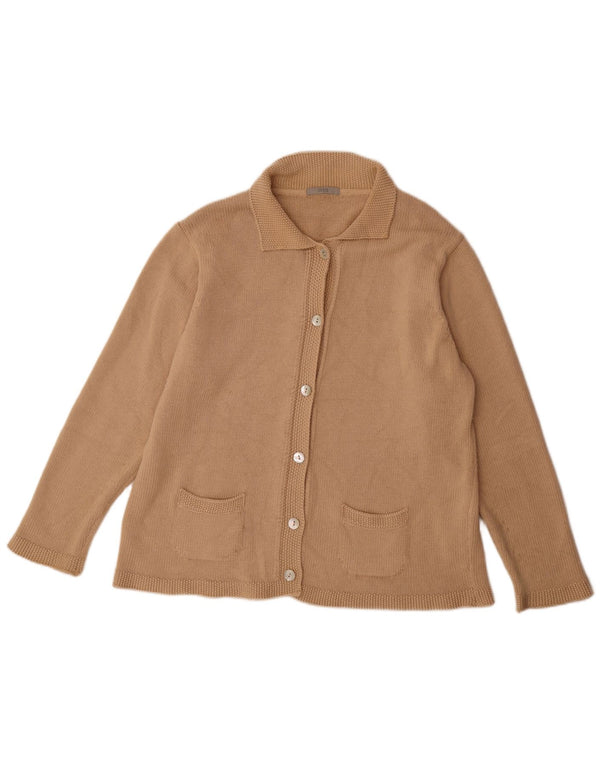 Marks & Spencer Suéter Cárdigan para Mujer UK 20 2XL Acrílico Beige