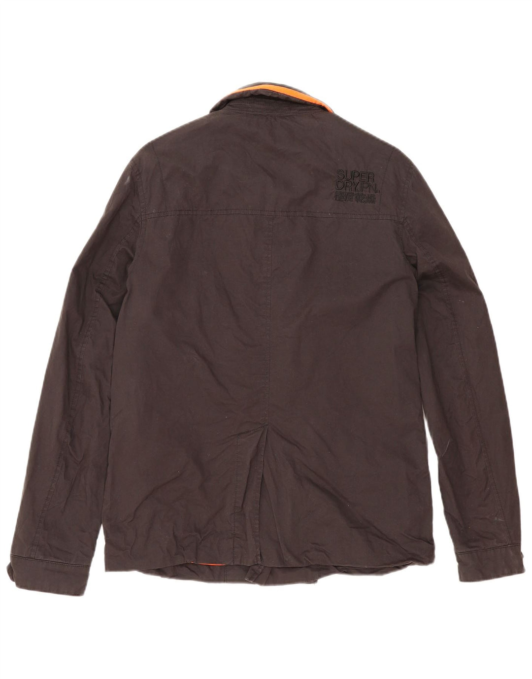 Superdry Chaquetón para mujer UK 46 Grande Algodón negro
