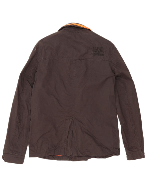 Superdry Chaquetón para mujer UK 46 Grande Algodón negro