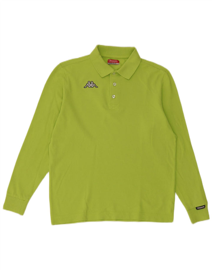 Kappa Polo De Manga Larga Para Hombre Verde Pequeño