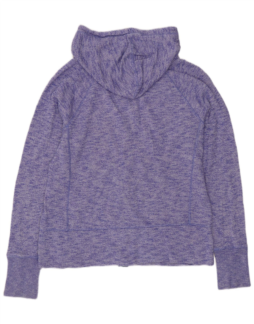 GAP Suéter con capucha y cremallera para mujer UK 46 Grande Algodón moteado morado