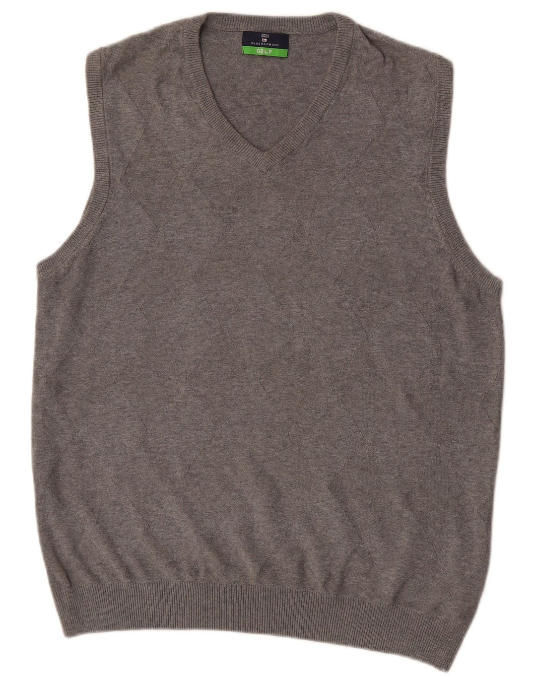 MARKS & SPENCER Camiseta sin mangas para hombre Blue Harbor Vest UK 38/40 Gris medio