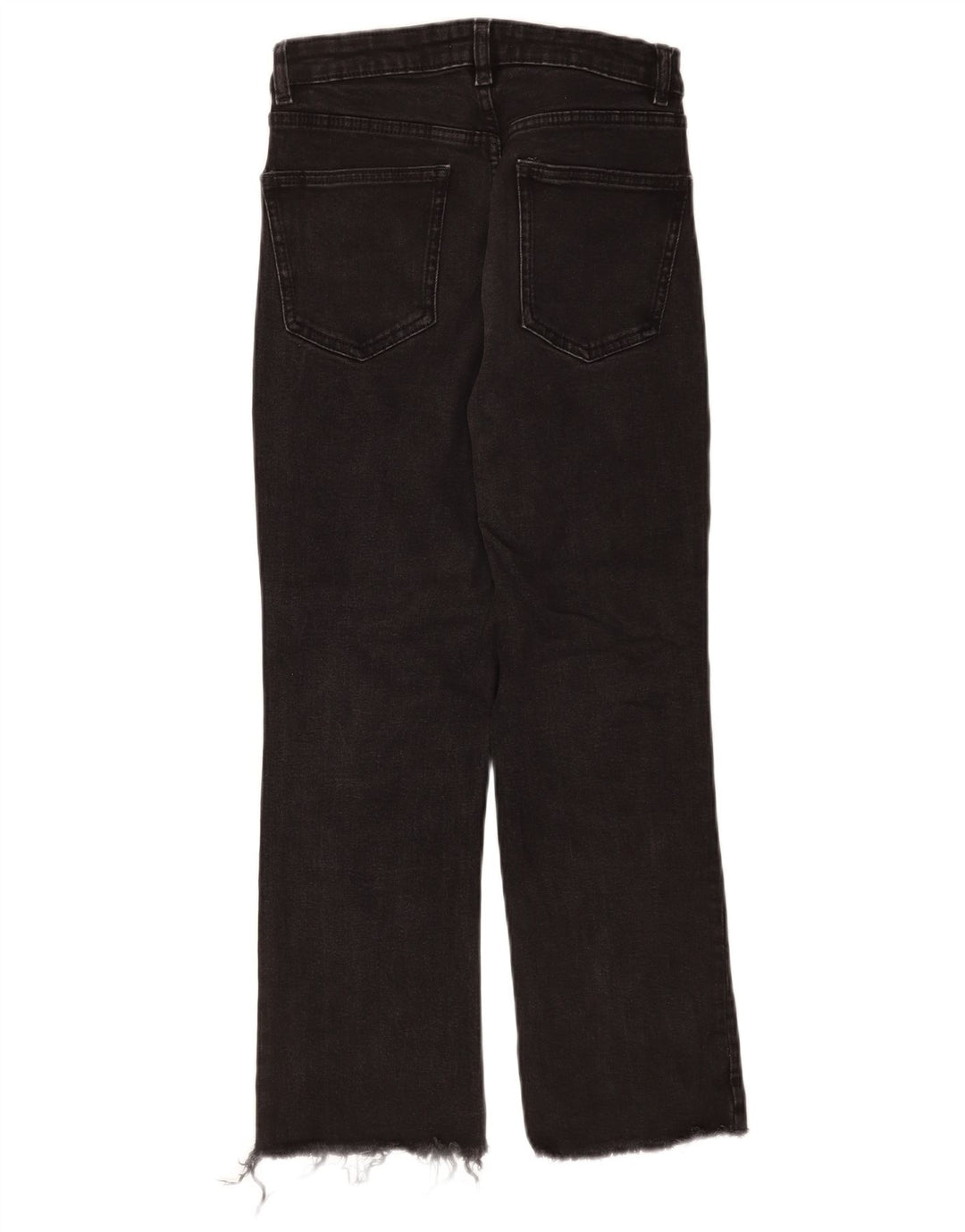 Zara Jeans Rectos Mujer EU 40 Medium W30 L25 Negro