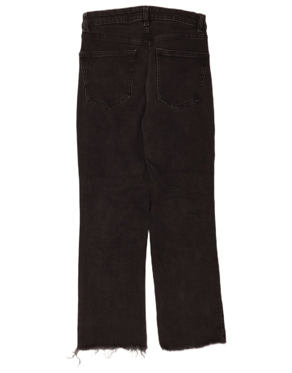 Zara Jeans Rectos Mujer EU 40 Medium W30 L25 Negro
