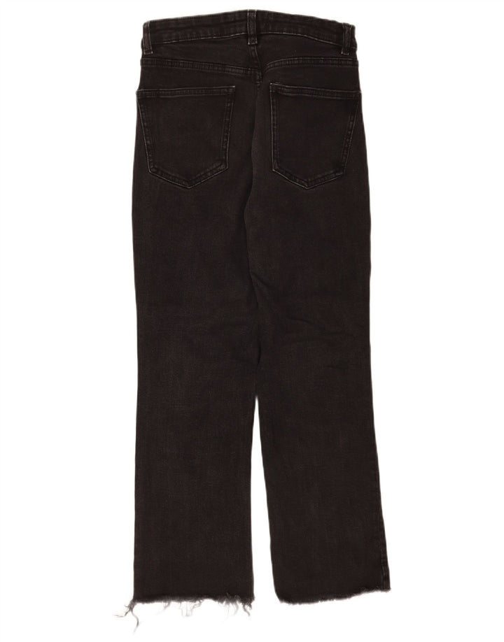 Zara Jeans Rectos Mujer EU 40 Medium W30 L25 Negro
