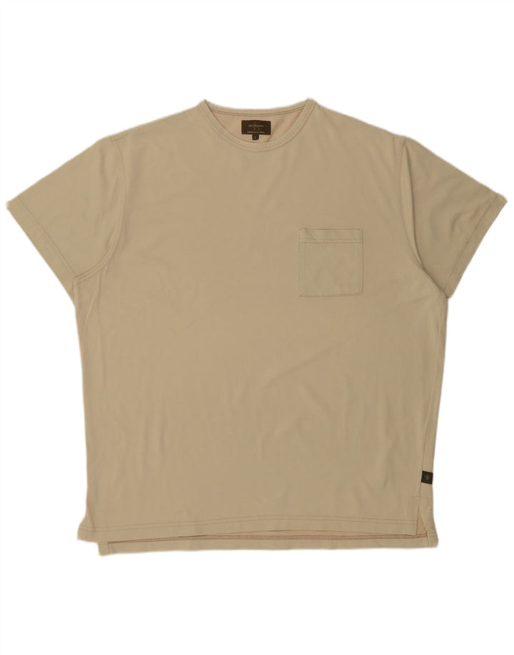 CALVIN KLEIN Camiseta caqui para hombre Top grande caqui