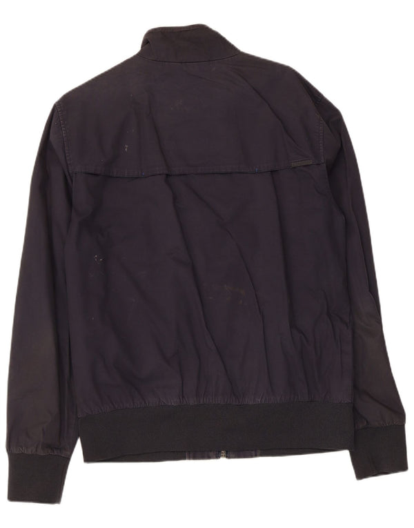 Superdry Chaqueta Bomber para Hombre UK 42 XL Algodón Azul Marino