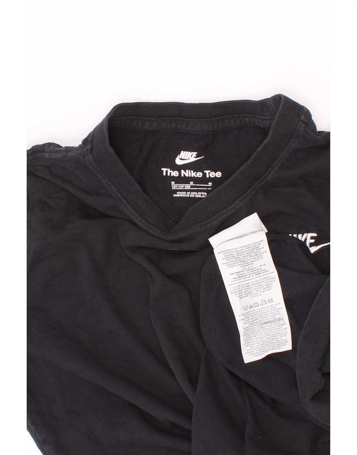 Nike Camiseta para niño Top 10-11 años Mediana Negro Algodón