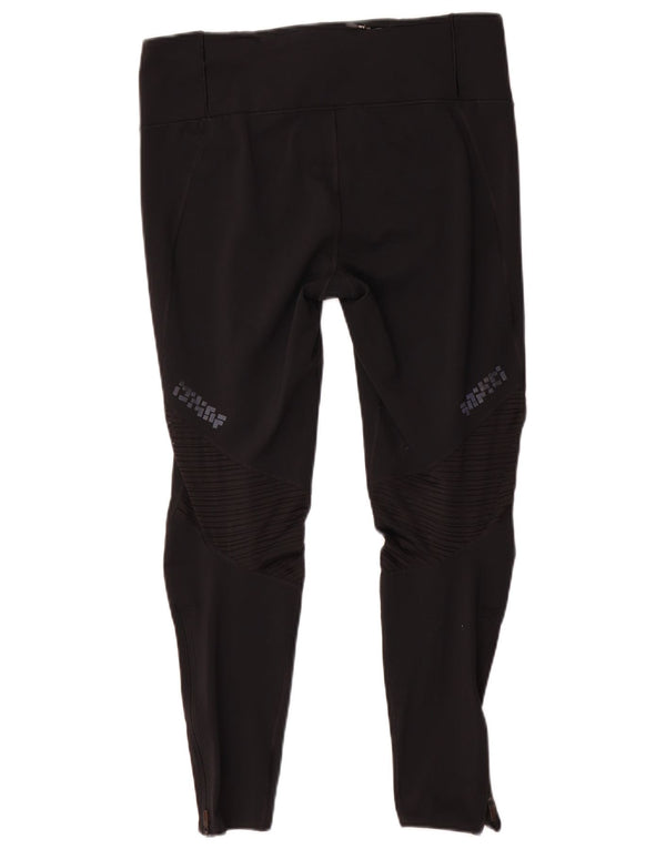 Adidas Climacool Graphic Leggings para mujer UK 16/18 Grande Negro Poliéster