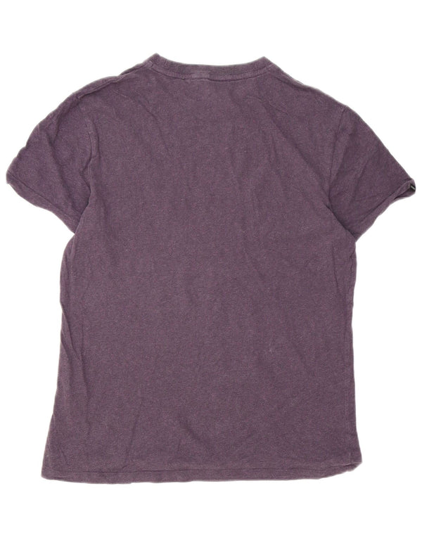 Superdry Camiseta para hombre Top Medium Purple Cotton