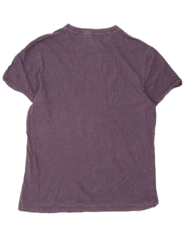 Superdry Camiseta para hombre Top Medium Purple Cotton