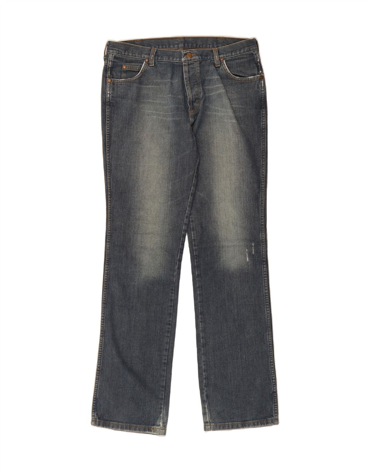 WRANGLER Vaqueros rectos Evolution para hombre W36 L36 Algodón azul