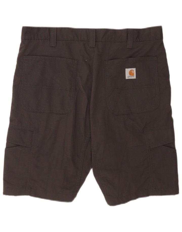Carhartt Pantalones Cortos Cargo De Ajuste Relajado Para Hombre W36 Algodón Gris Grande